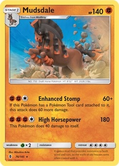 Mudsdale - 76/145 (Prerelease Kit Exclusive)