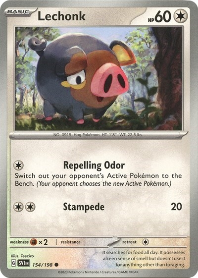 Lechonk - 154/198 (Holo)