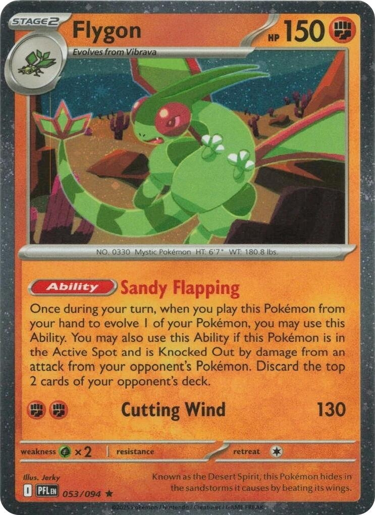 Flygon - 053/094 (Cosmos Holo)