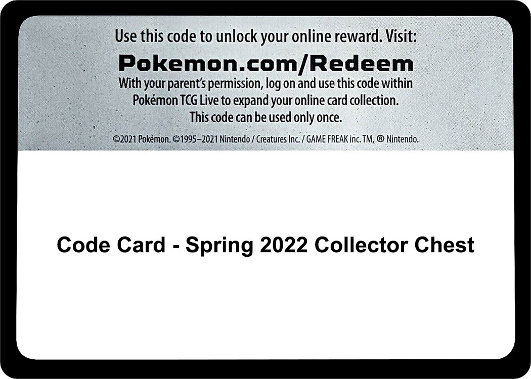 Code Card - Spring 2022 Collector Chest