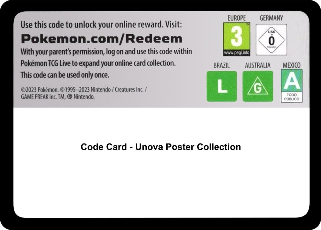 Code Card - Unova Poster Collection