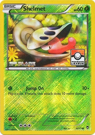 Shelmet - 8/111 (Pokemon League) [2nd Place]