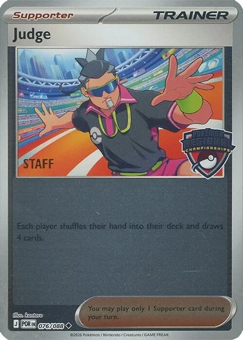 Judge - 076/088 (Regional Championships) [Staff]