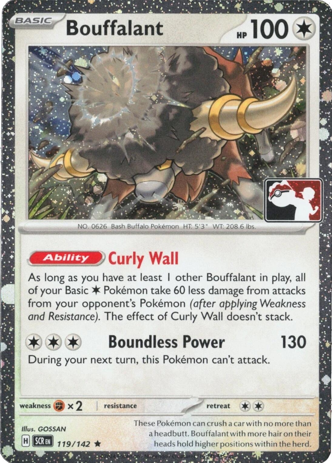 Bouffalant - 119/142 (Cosmos Holo)