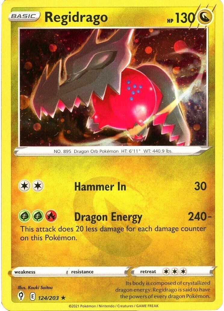 Regidrago - 124/203 (Cosmos Holo)