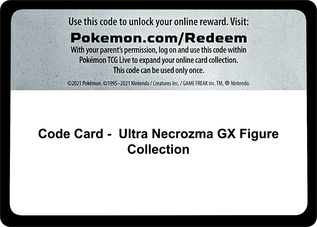 Code Card - Ultra Necrozma GX Figure Collection
