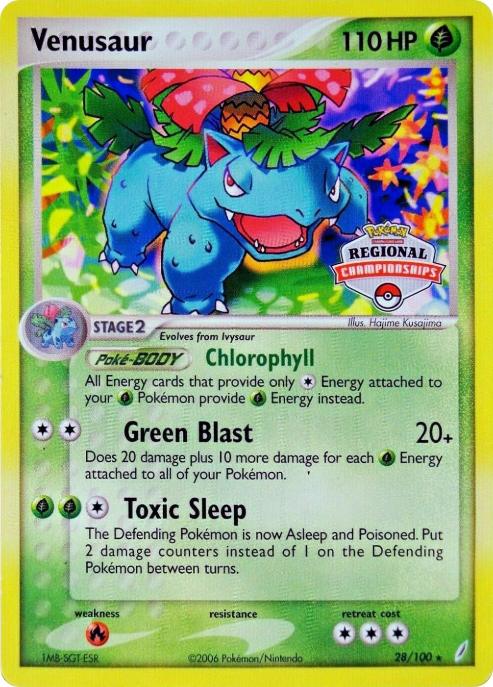 Venusaur - 28/100 (Regional Championships)