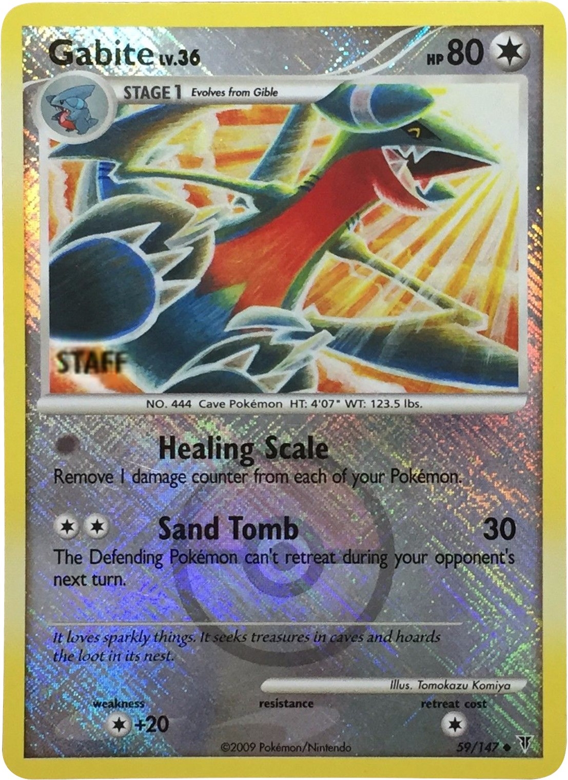 Gabite - 59/147 (Championship Promo) [Staff]