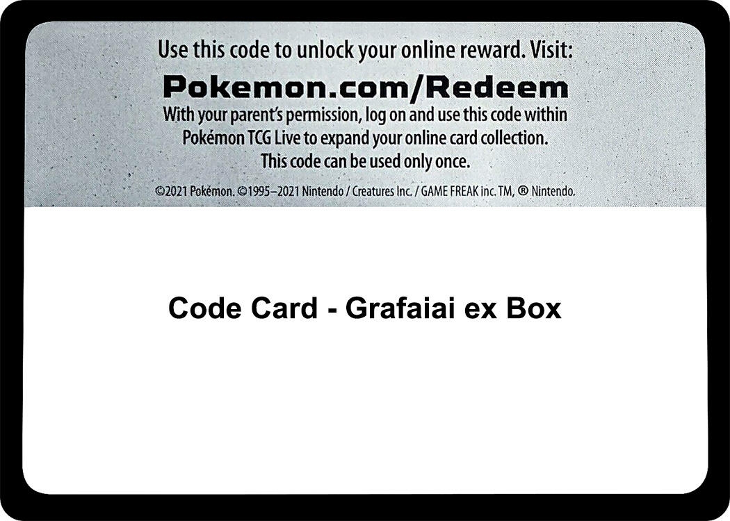 Code Card - Grafaiai ex Box