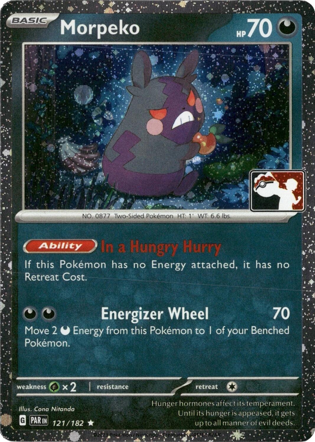 Morpeko - 121/182 (Cosmos Holo)