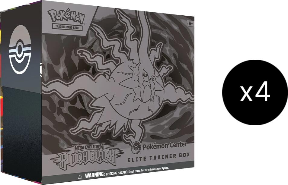 Pitch Black Pokemon Center Elite Trainer Box Case (Exclusive)