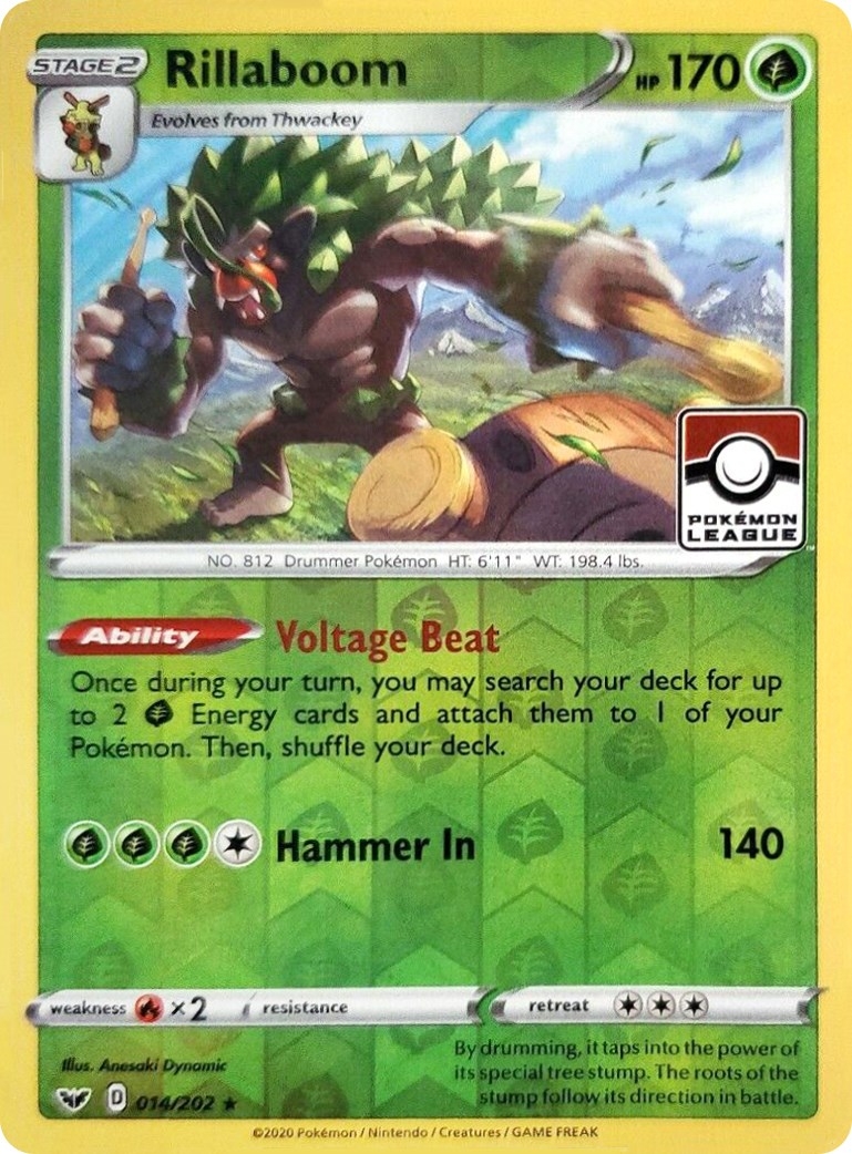 Rillaboom - 014/202 (Pokemon League)