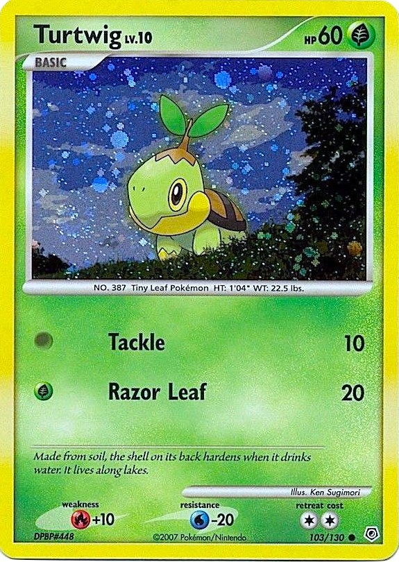 Turtwig - 103/130 (Cosmos Holofoil)