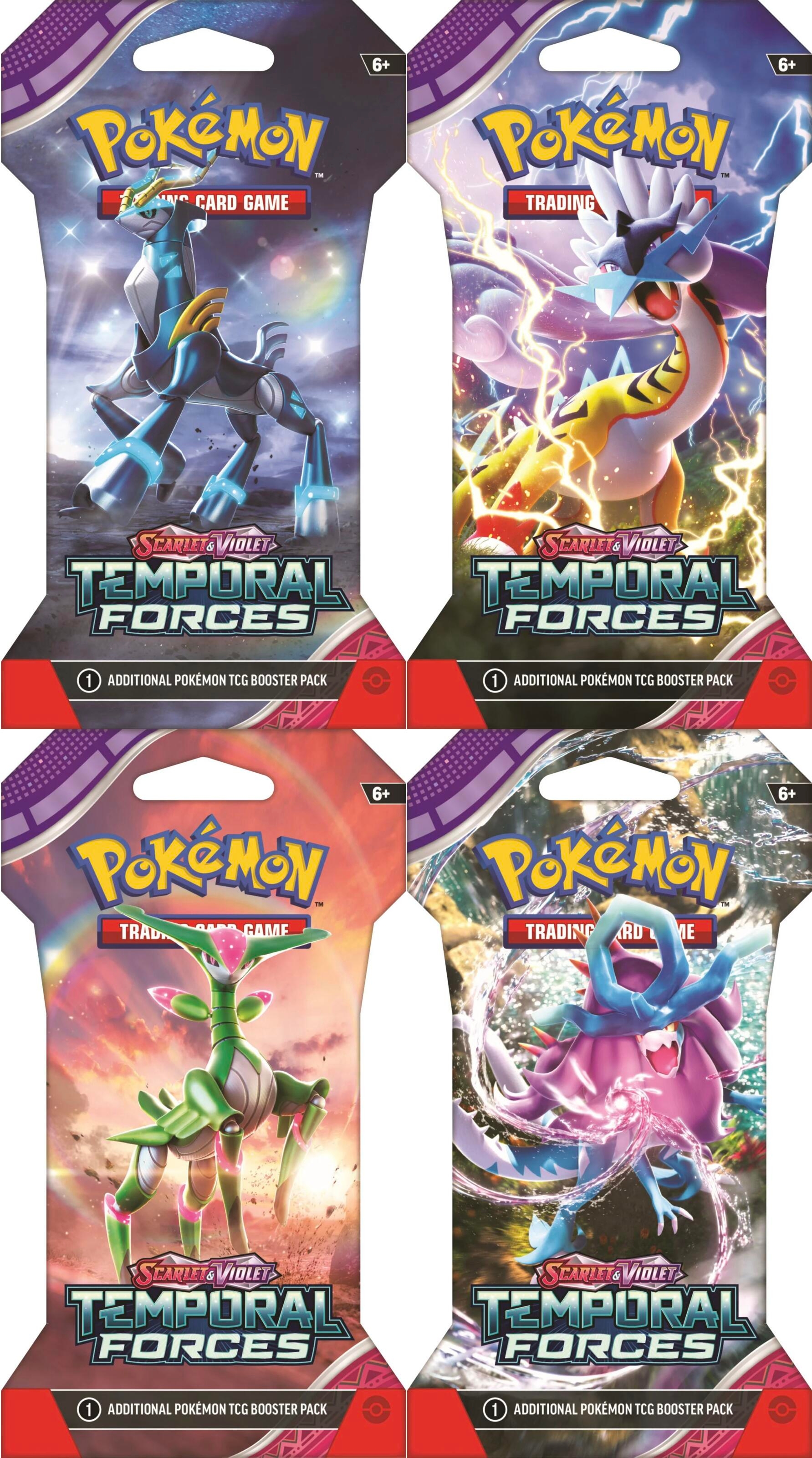Temporal Forces Sleeved Booster Pack Art Bundle [Set of 4]