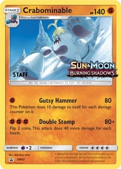 Crabominable - SM47 (Prerelease) [Staff]