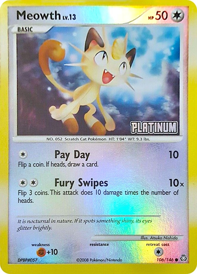 Meowth - 106/146 [Platinum]