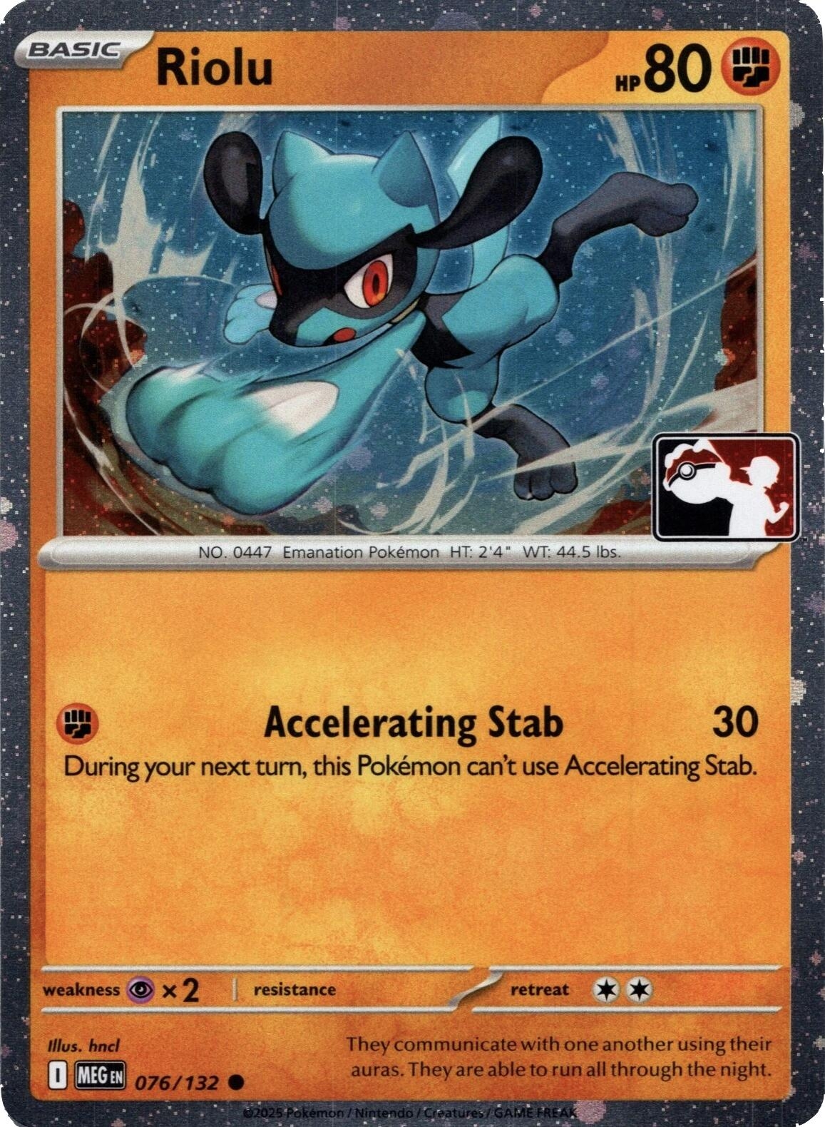 Riolu - 076/132 (Cosmos Holo)