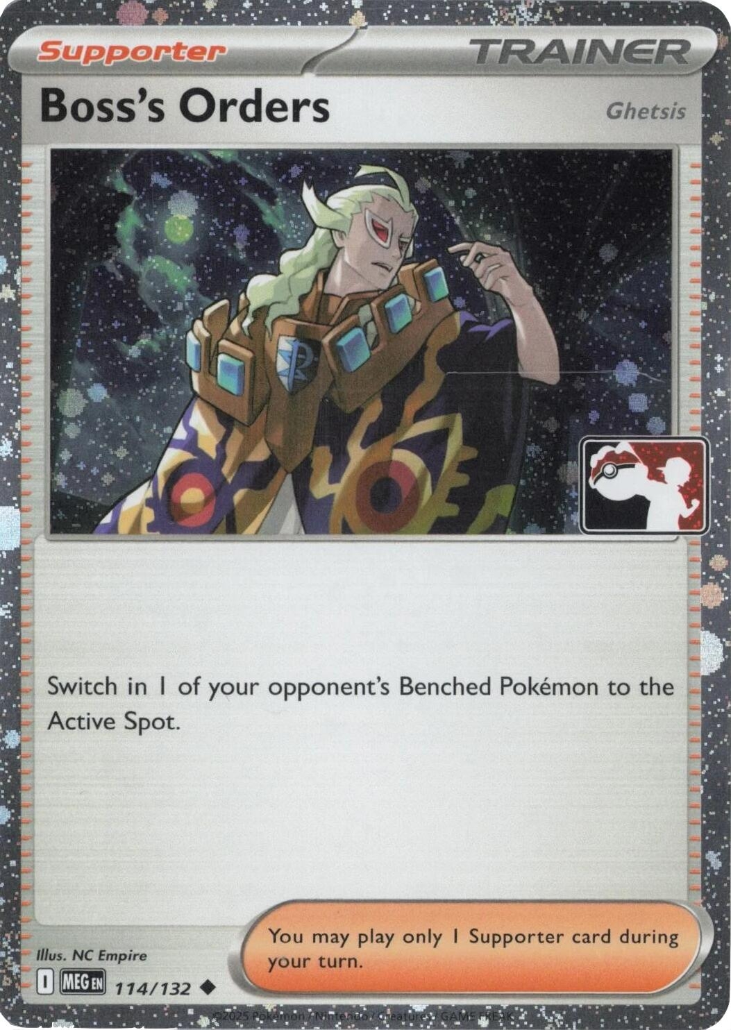 Boss's Orders [Ghetsis] - 114/132 (Cosmos Holo)