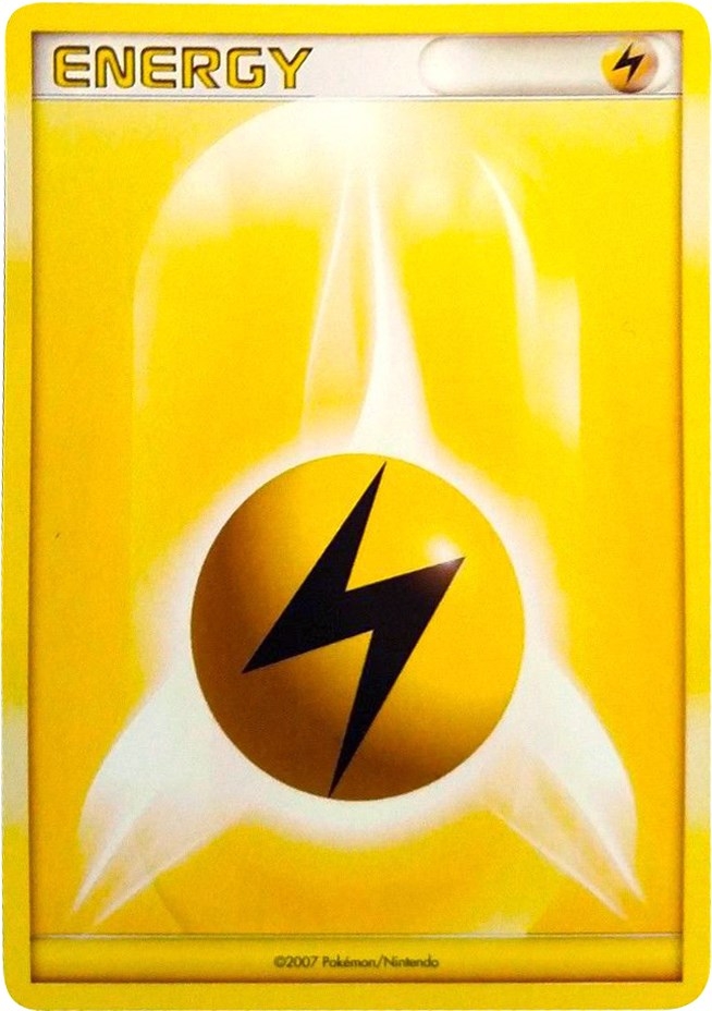 Lightning Energy (2007 Unnumbered D/P Style Non-Holo)