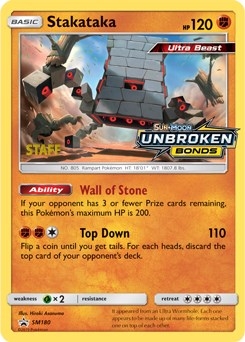 Stakataka - SM180 (Prerelease) [Staff]