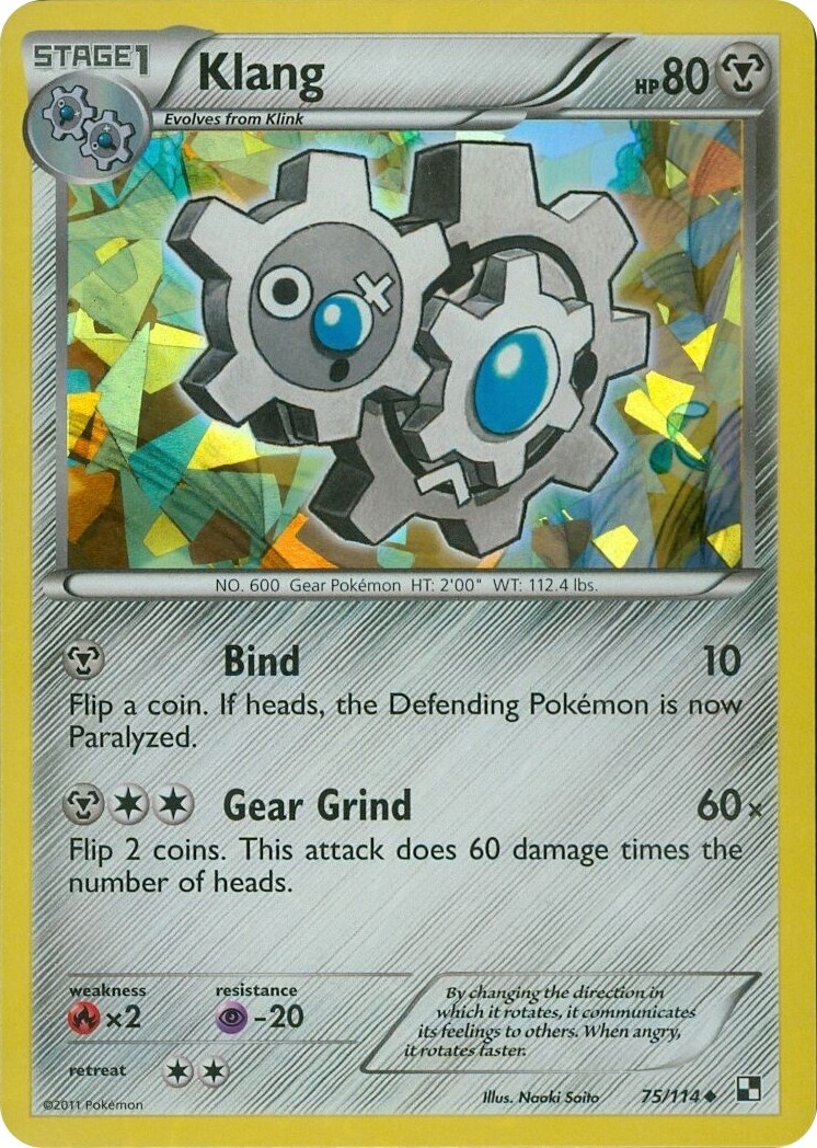 Klang - 75/114 (Cracked Ice Holo)