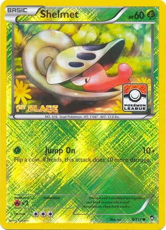 Shelmet - 8/111 (Pokemon League) [1st Place]