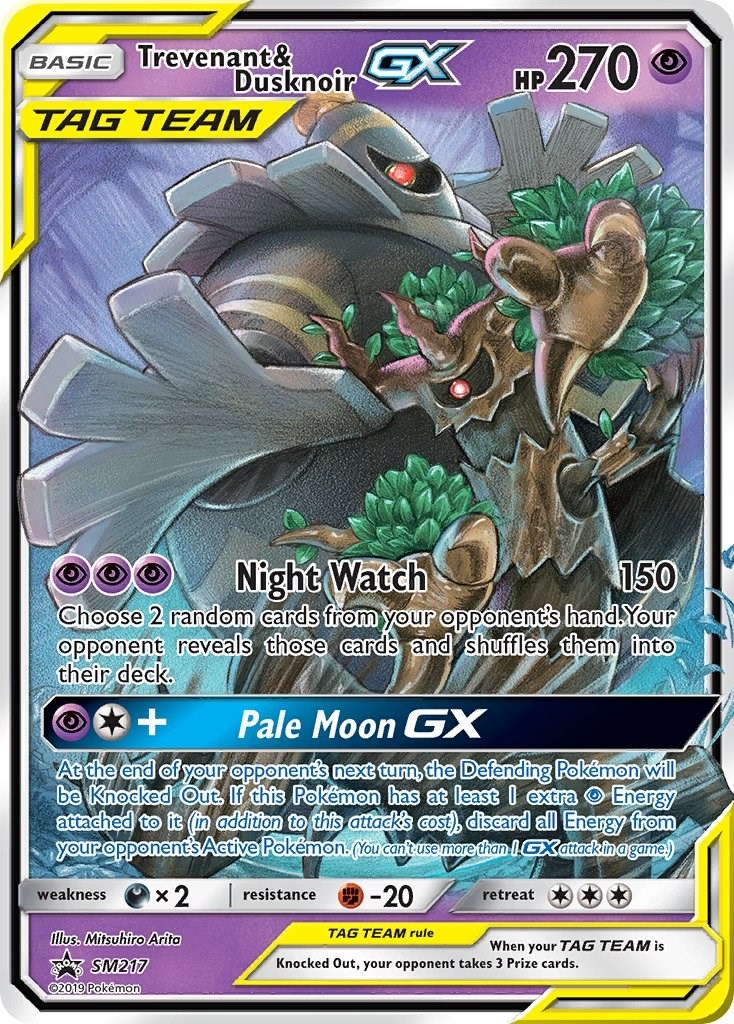 Trevenant & Dusknoir GX - SM217