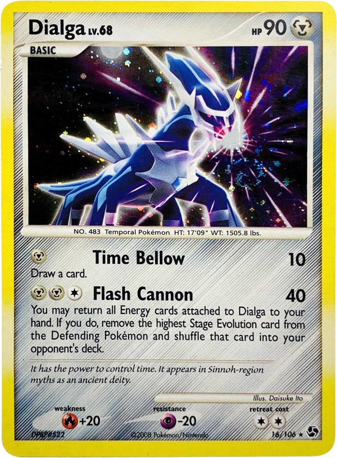 Dialga - 16/106 (Cosmos Holo)