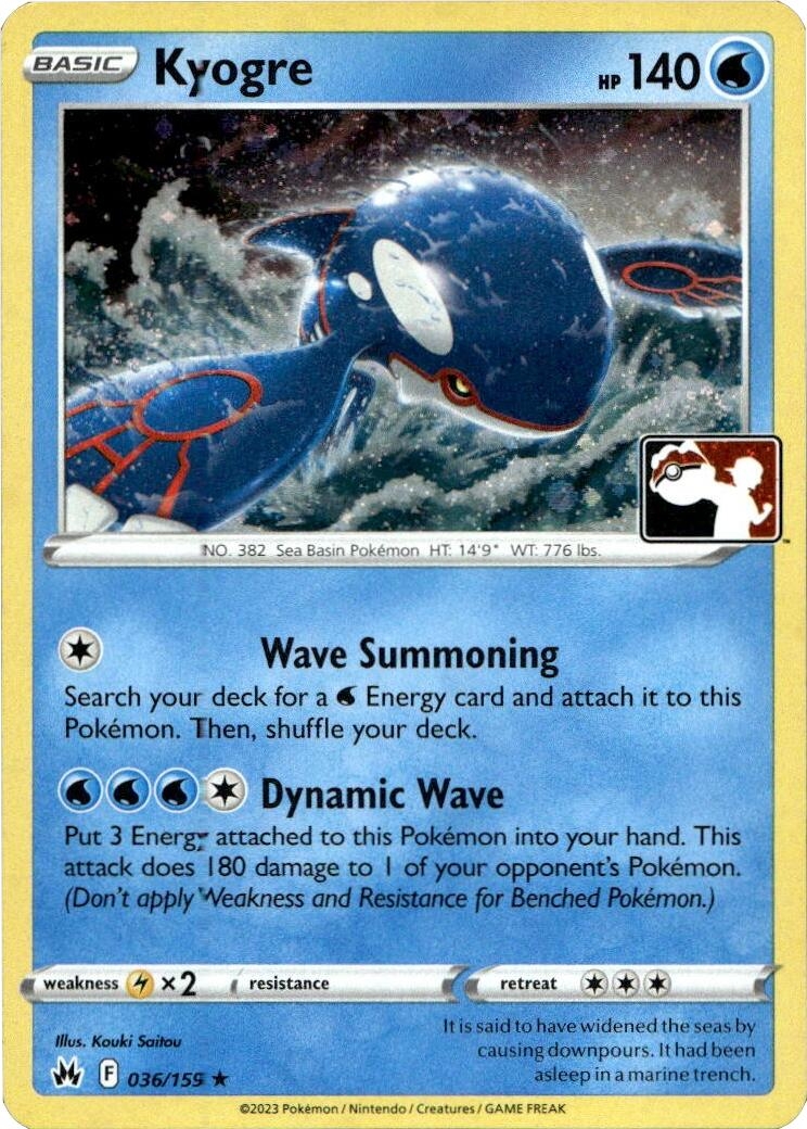Kyogre - 036/159 (Cosmos Holo)