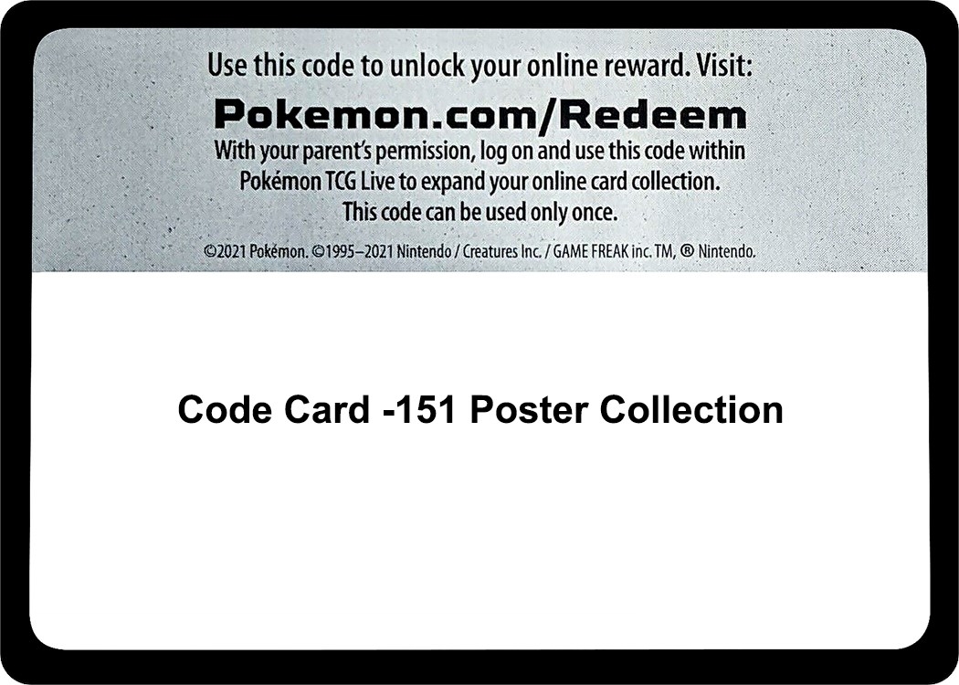 Code Card -151 Poster Collection