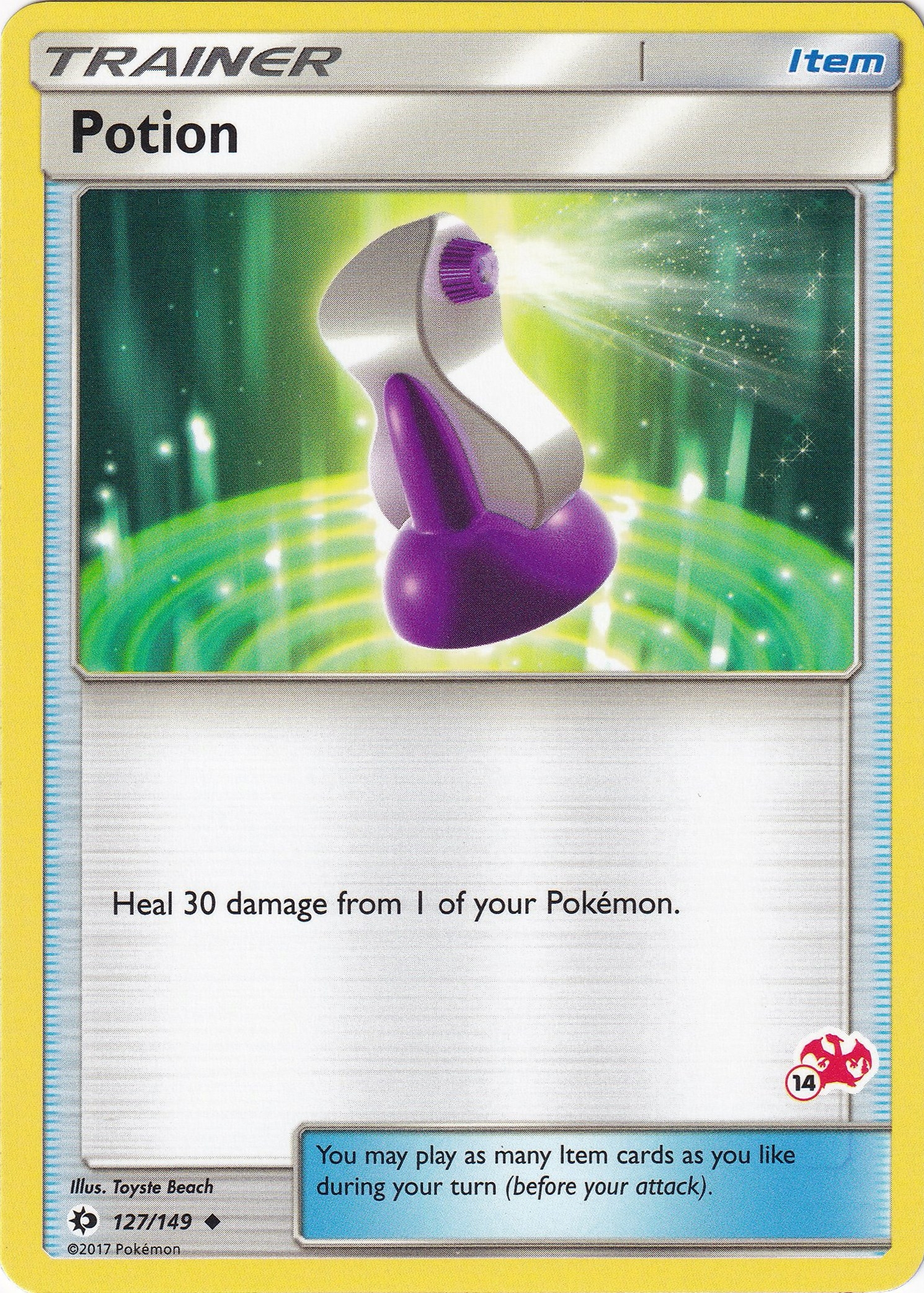 Potion - 127/149 (#14 Charizard Stamped)