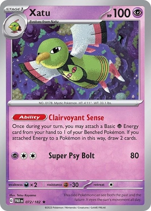 Xatu - 072/182 (Non-Holo)