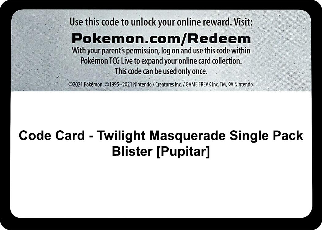 Code Card - Twilight Masquerade Single Pack Blister [Pupitar]