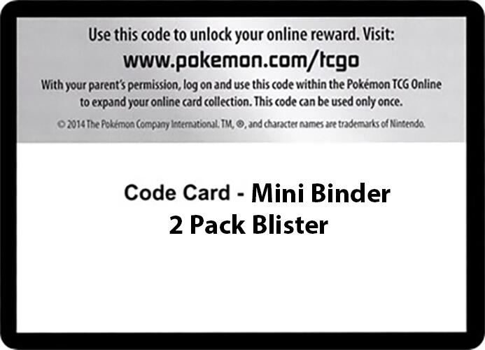 Code Card - Mini Binder 2 Pack Blister