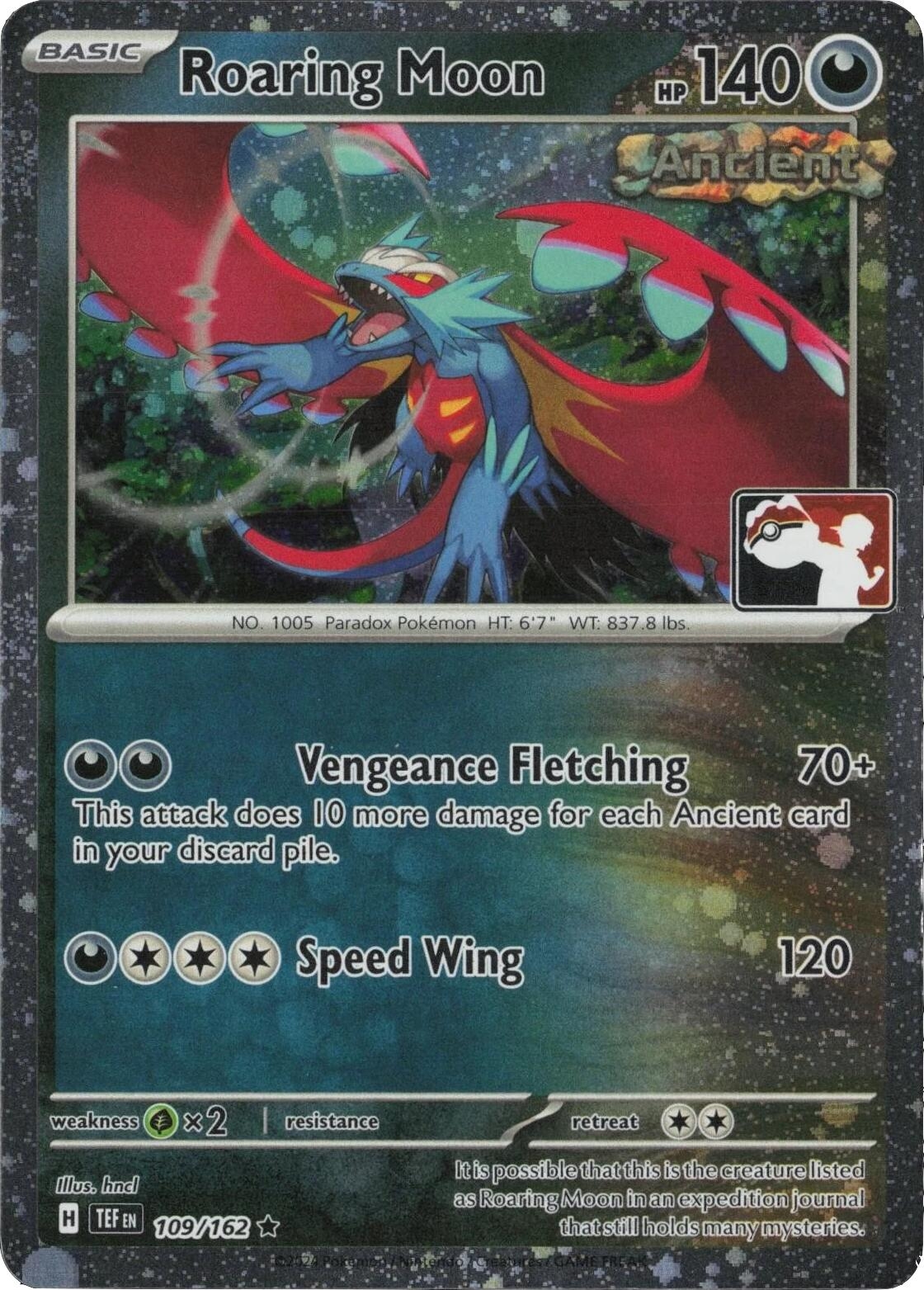 Roaring Moon - 109/162 (Cosmos Holo)