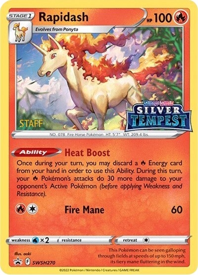 Rapidash - SWSH270 (Prerelease) [STAFF]