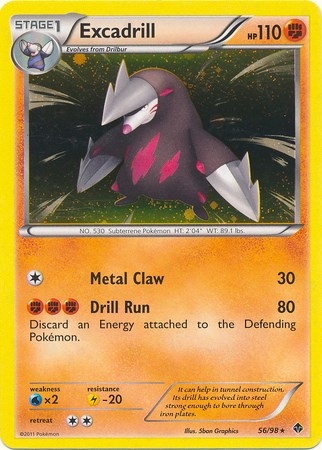 Excadrill - 56/98 (Cosmos Holo)