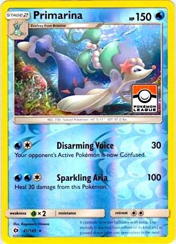 Primarina - 41/149 (Pokemon League)