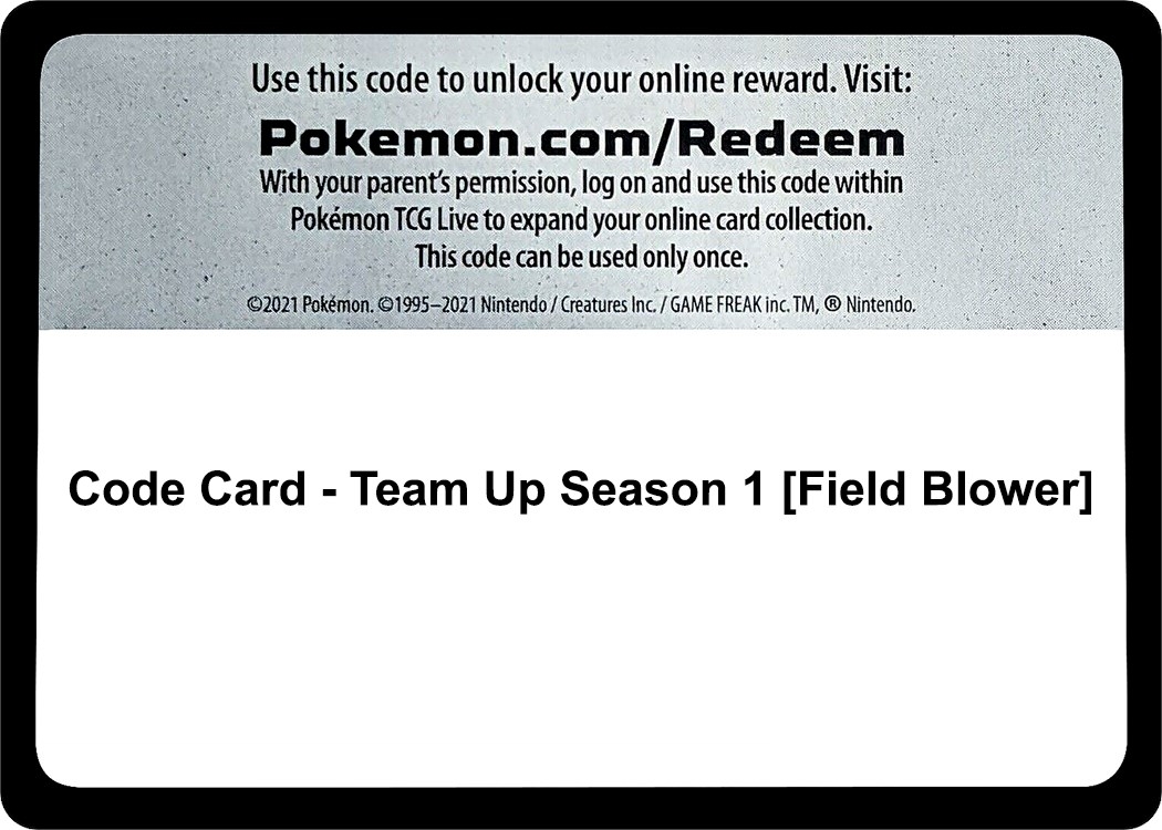 Code Card - Team Up Season 1 [Field Blower]