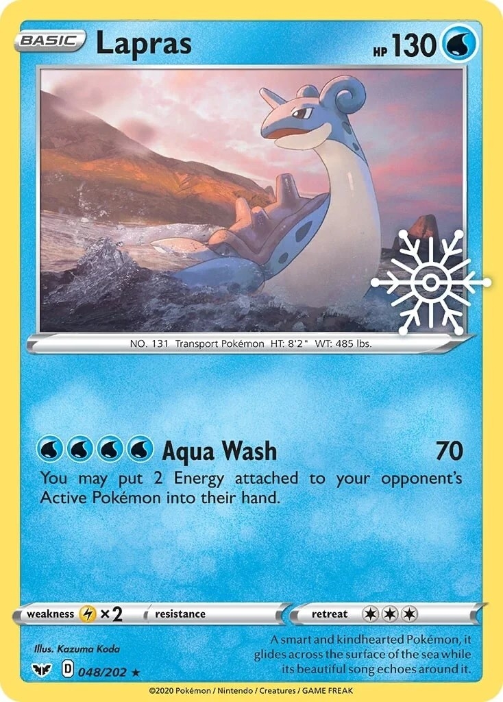 Lapras - 048/202 (Holiday Calendar)