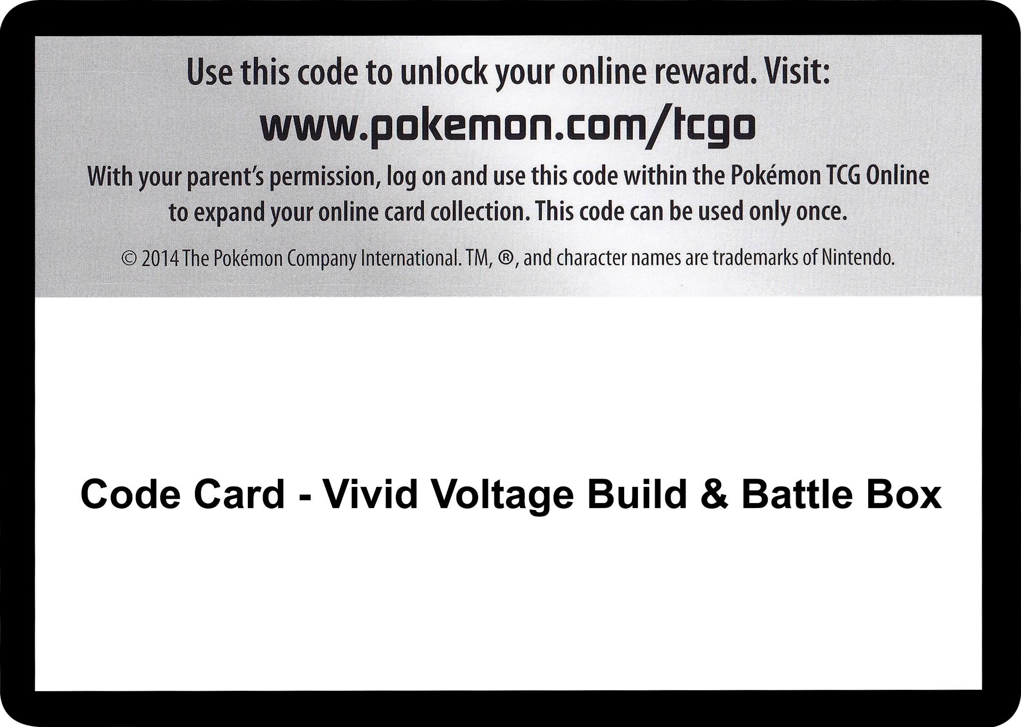 Code Card - Vivid Voltage Build & Battle Box