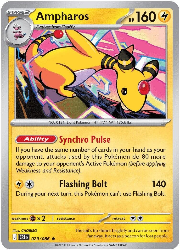 Ampharos - 029/086 (Non-Holo)