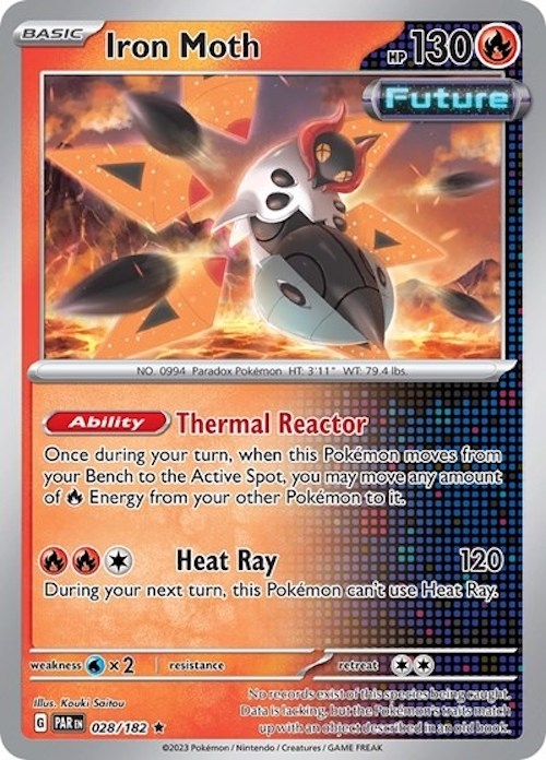 Iron Moth - 028/182 (Non-Holo)