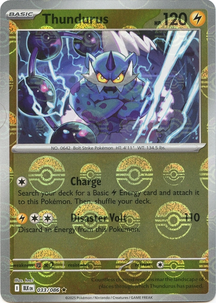 Thundurus (Poke Ball Pattern)