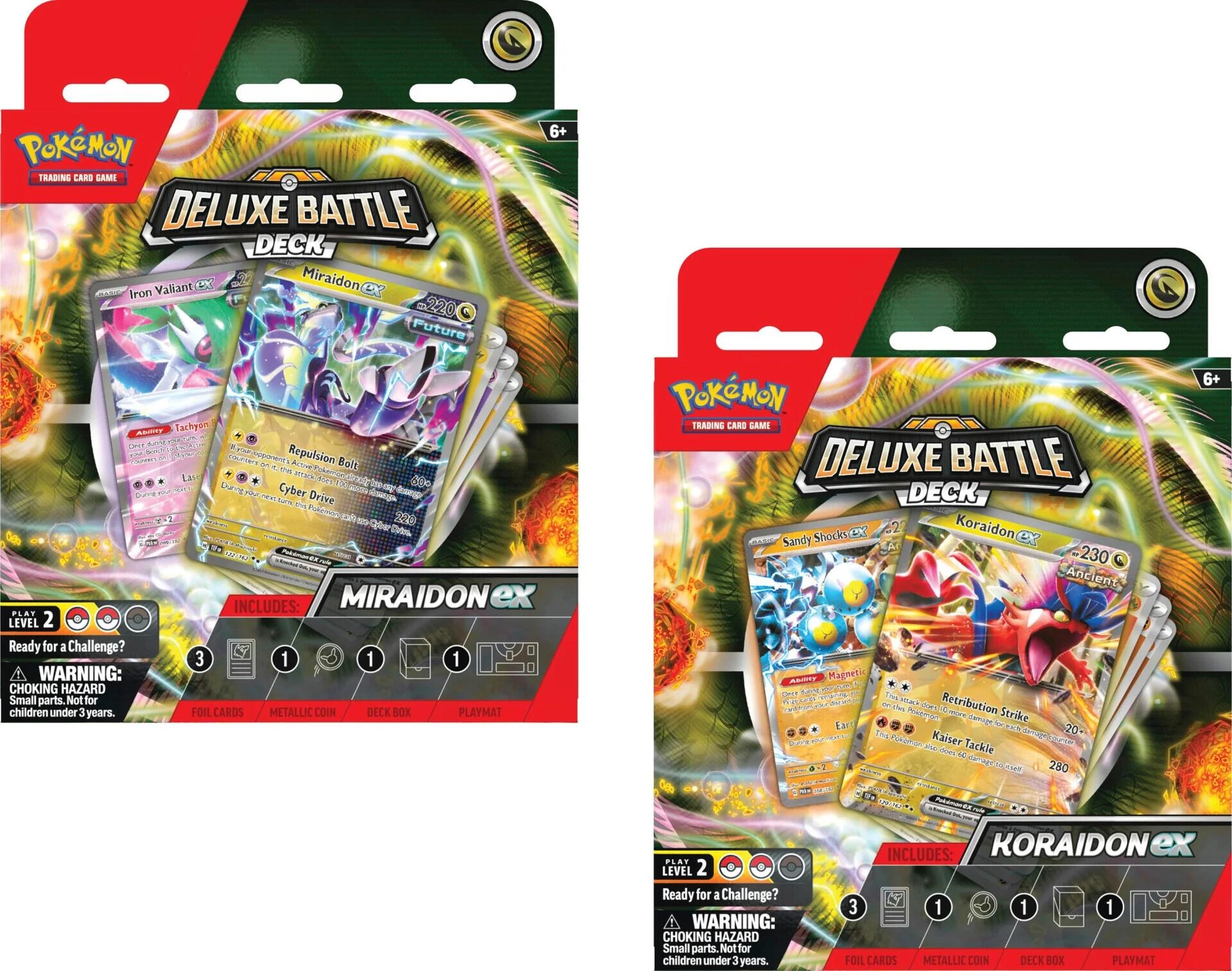 Deluxe Battle Deck: Miraidon ex/Koraidon ex  [Set of 2]