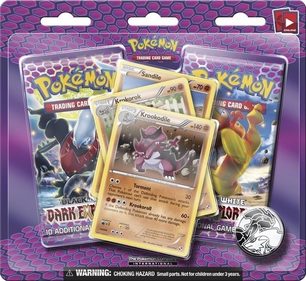 Dark Explorers 3 Pack Blister [Krookodile]