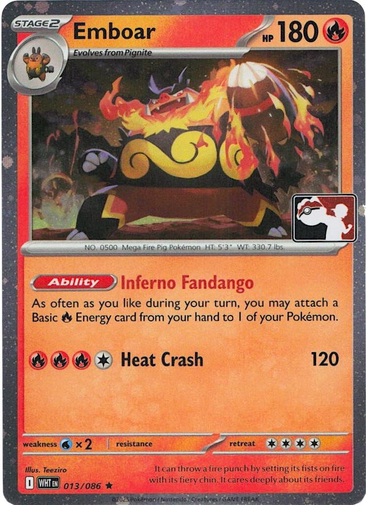 Emboar - 013/086 (Cosmos Holo)
