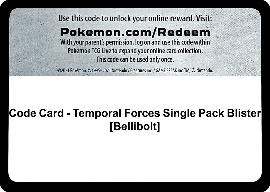Code Card - Temporal Forces Single Pack Blister [Bellibolt]