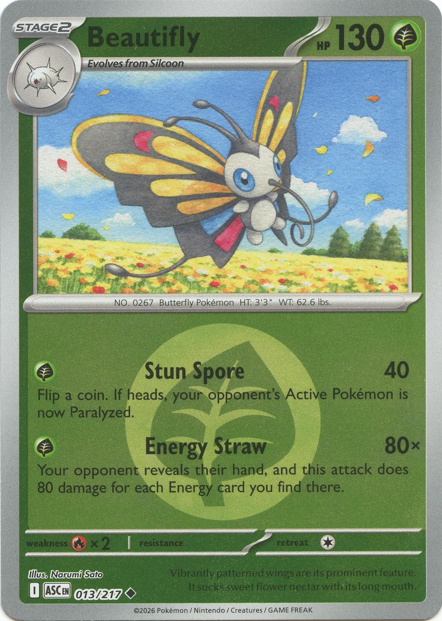 Beautifly - 013/217 (Energy Symbol Pattern)