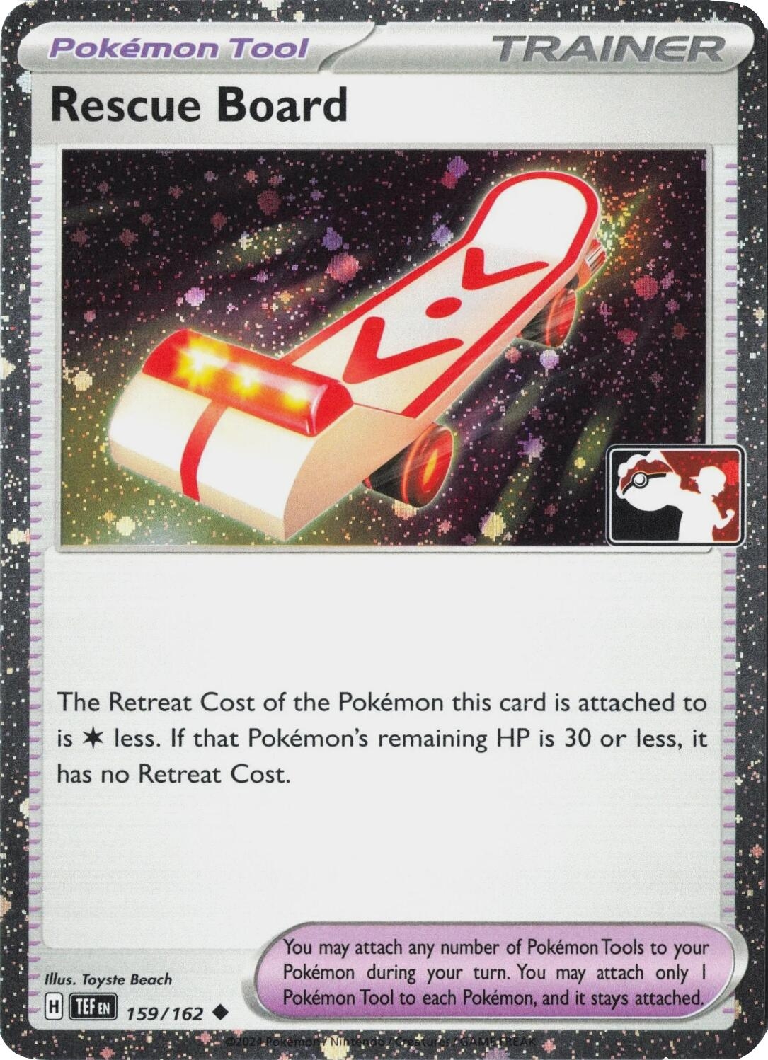 Rescue Board - 159/162 (Cosmos Holo)